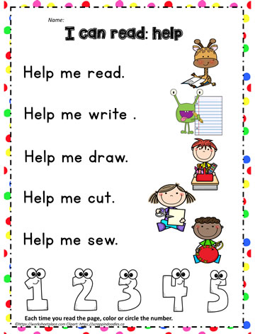 Sight Word to Read - help